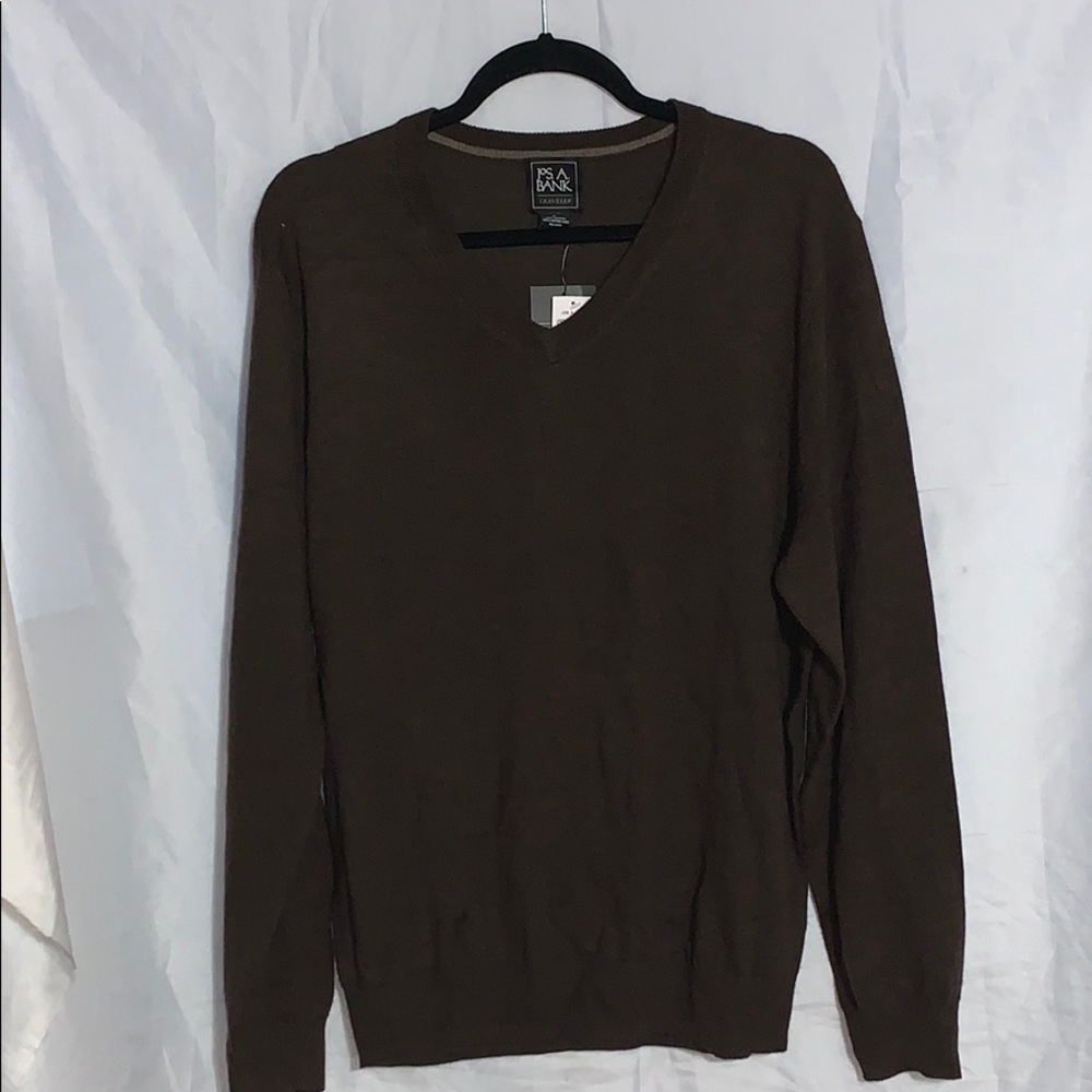 Jos. A. Bank 100% Wool Traveler Sweater, Size XL